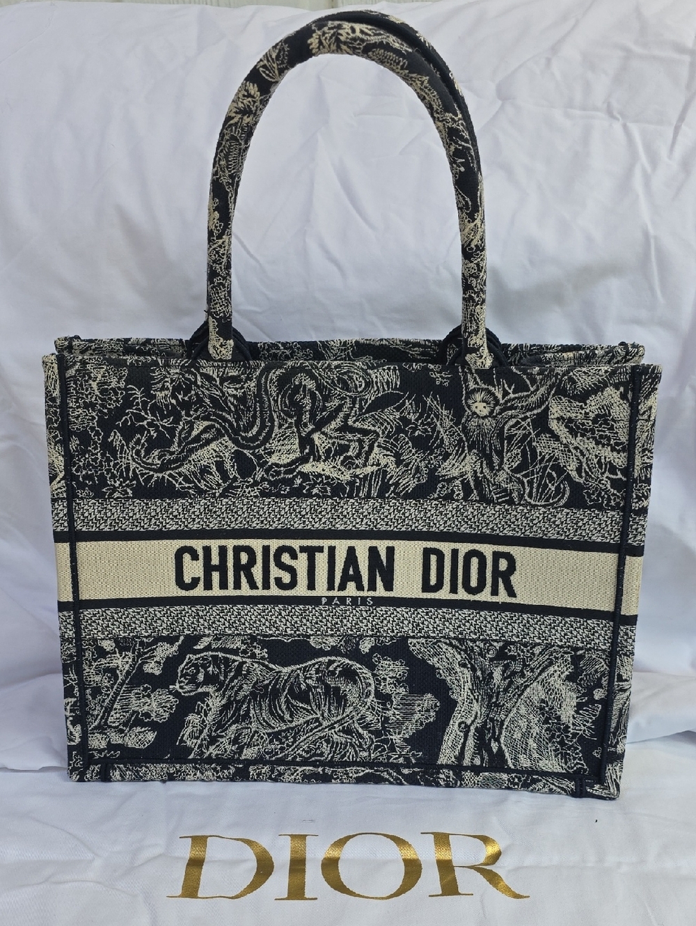 Dior Book Tote, Never Used, Sold Out Tiger Print